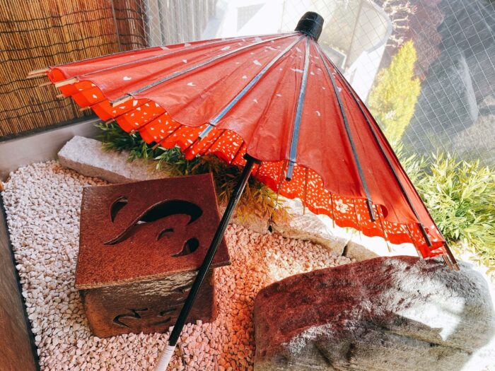 大和市中央林間「日本料理雅」和傘