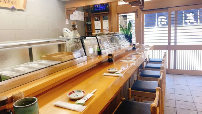 大和市中央林間「むらさき寿司」店内雰囲気