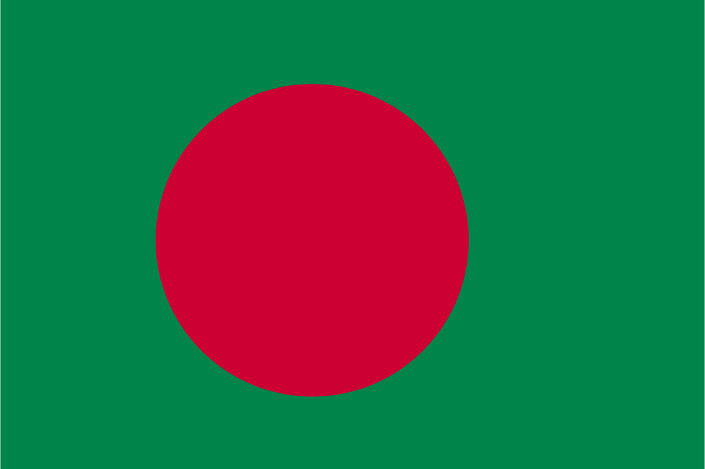 大和市桜森「サーラダイニングカフェ」バングラデシュ国旗