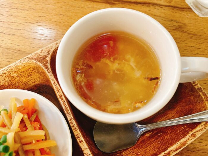 大和市南林間「さぼてんcafe」前菜3種盛りアップ2