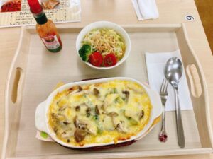 大和市鶴間「Cafeふらっと」きのこドリアアイキャッチ