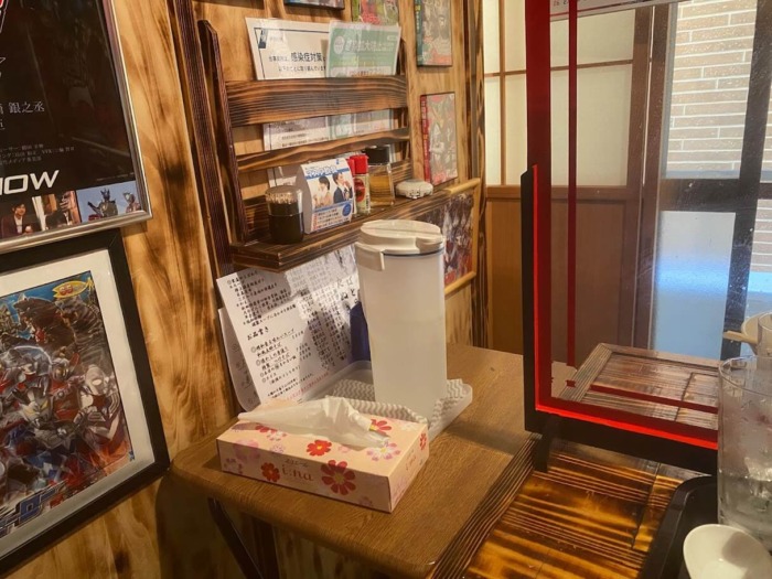 大和市中央林間「支那そばと日本酒たぬき」店内雰囲気写真ギャラリー用１１